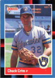 1988 Donruss Baseball Cards    355     Chuck Crim